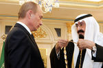 Владимир Путин и король Саудовской Аравии Абдалла во время встречи в 2007 году