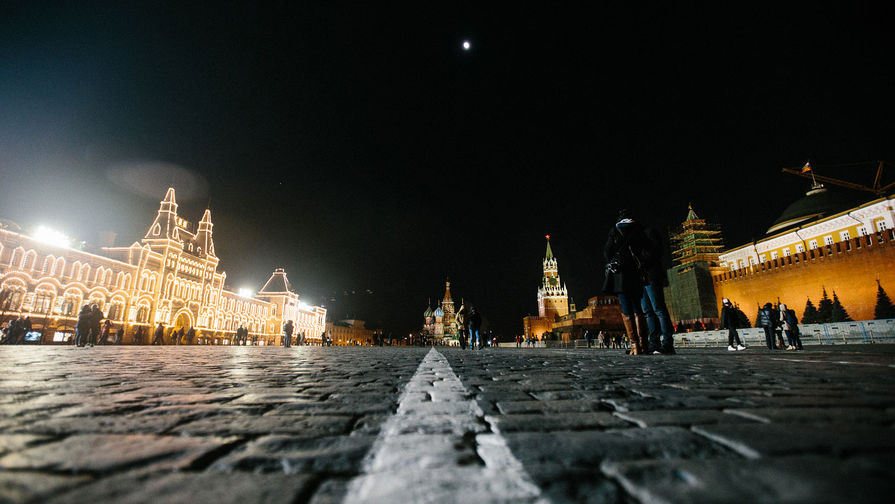 Акция &laquo;Час Земли&raquo; на&nbsp;Красной площади в&nbsp;Москве