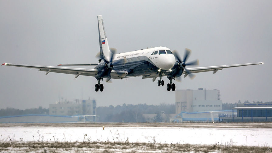 Новый российский пассажирский самолет Ил-114-300 на&nbsp;аэродроме в&nbsp;Жуковском, 16 декабря 2020 года
