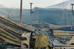 Последствия пожара в кафе «Полигон» в Костроме, 5 ноября 2022 года