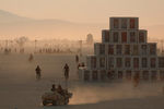 Ежегодный фестиваль Burning Man в пустыне Блэк-Рок