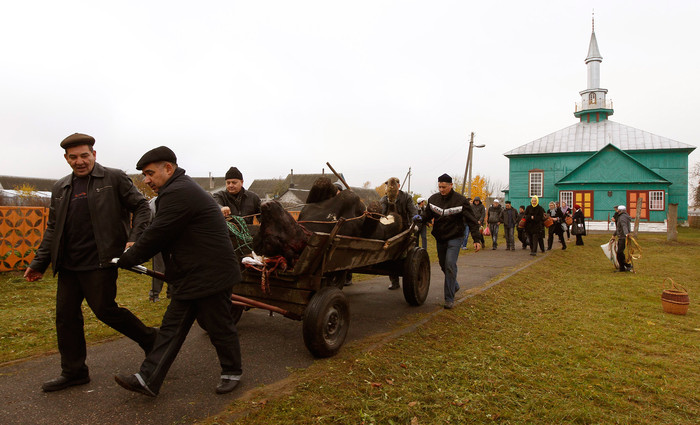 Мусульмане в белорусском городе Ивье