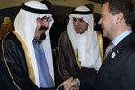 Король Саудовской Аравии Абдалла и Дмитрий Медведев на саммите G20 в Торонто, 2010 год