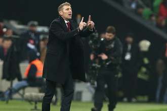 Главный тренер «Спартака» Массимо Каррера во время матча 17-го тура чемпионата России по футболу среди клубов Премьер-лиги между ФК «Краснодар» (Краснодар) и ФК «Спартак» (Москва).