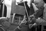 Игорь Стравинский и альтист Государственного симфонического оркестра СССР Александр Бабич во время репетиции, 1962 год