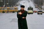 Борис Моисеев во время прогулки по Минску, 1994 год