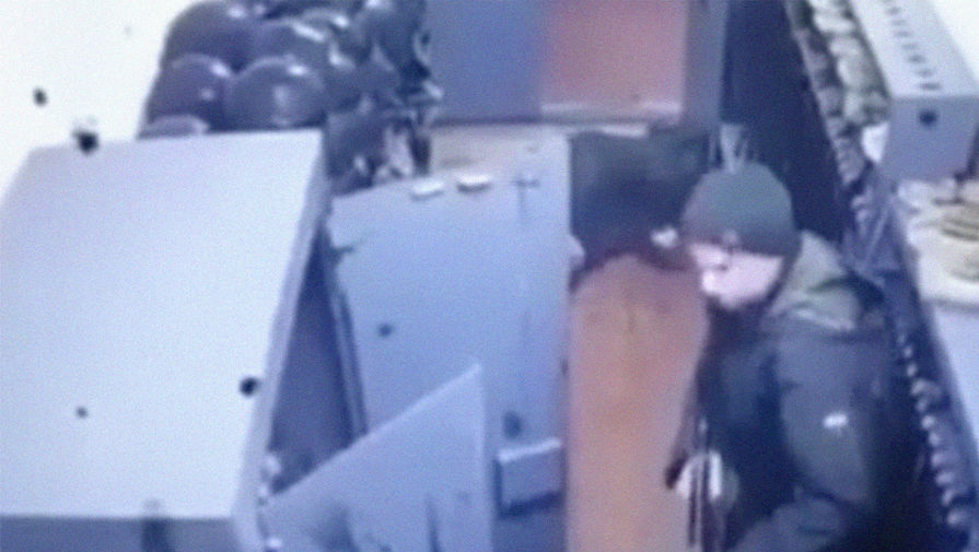 Появилось видео расстрела солдатом-срочником сослуживцев в Днепре