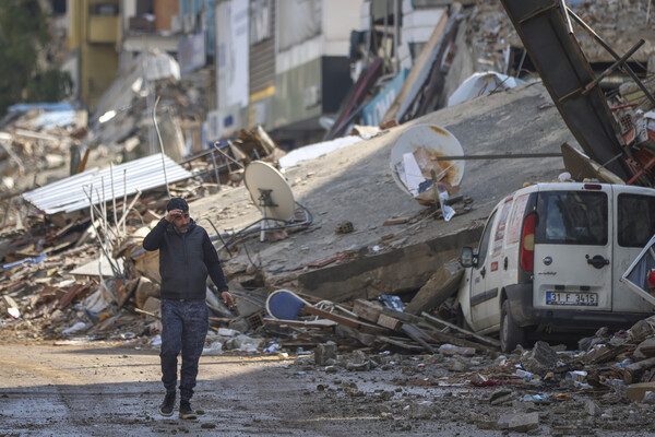 Последствия разрушительного землетрясения в Антакье на юго-востоке Турции, 21 февраля 2023 года