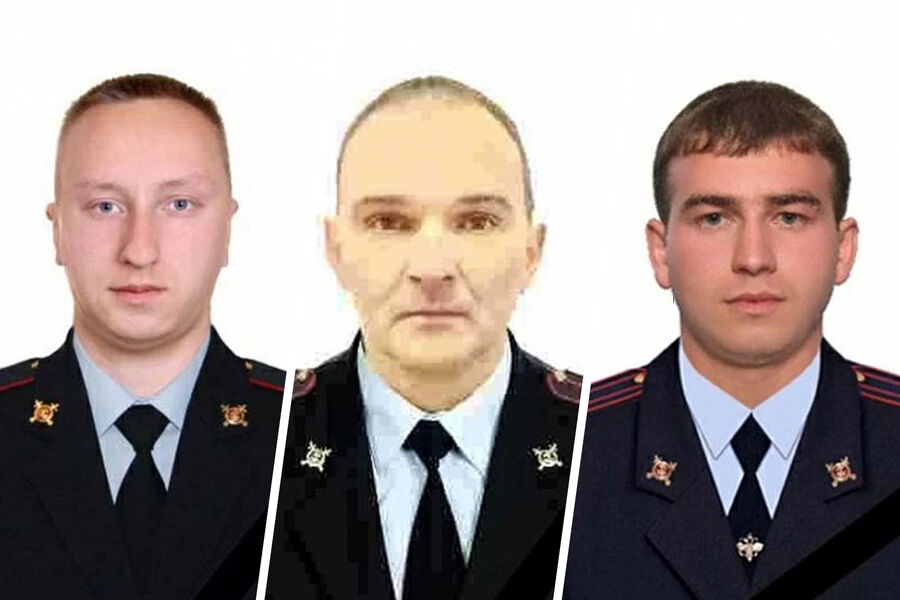 Полицейские, погибшие в ходе перестрелки с боевиками на территории Малгобекского района Республики Ингушетия