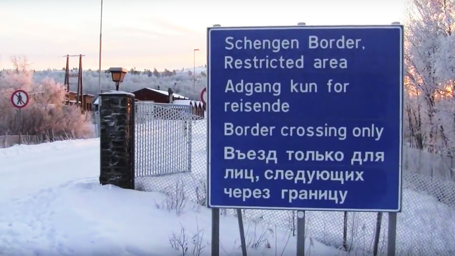 На границе между Норвегией и Россией