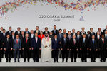 Общая фотография лидеров стран на саммите G20 в Осаке, 28 июня 2019 года 