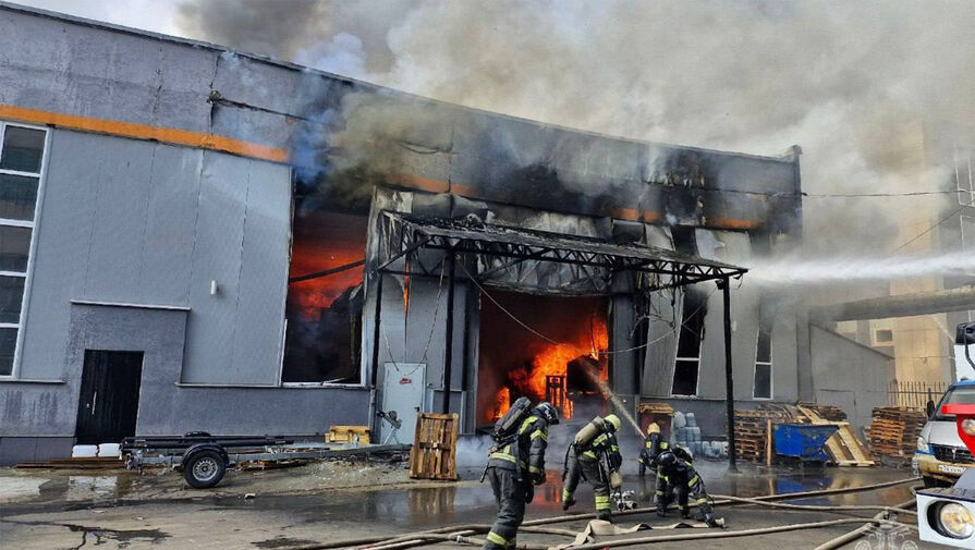 В Ярославле произошел крупный пожар