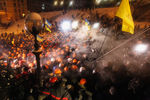 Разгон митингующих на киевском майдане Незалежности