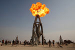 Ежегодный фестиваль Burning Man в пустыне Блэк-Рок