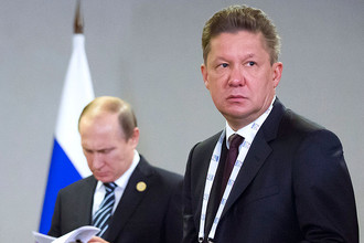 Владимир Путин и глава ПАО «Газпром» Алексей Миллер