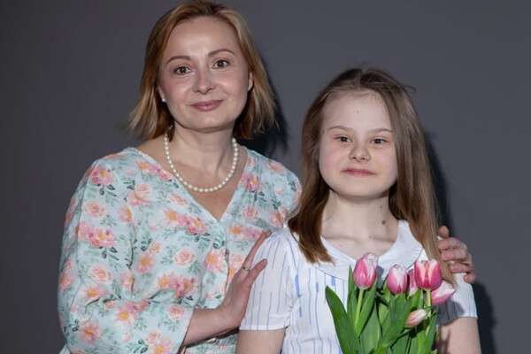 Дарья Болохонцева с дочкой Верой