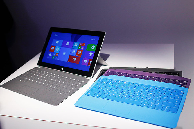 Microsoft анонсировала планшетный компьютер нового поколения, получивший название Surface 2