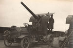 Французский мобильный анти-зенитный пулемет на Западном фронте. 1918 год