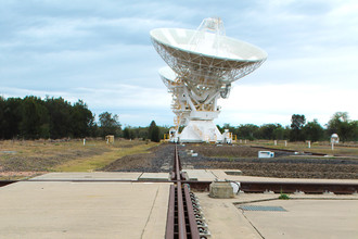 Радиотелескоп ATCA (Australia Telescope Compact Array), Наррабрай, Австралия, 30 сентября 2017