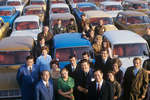 Among his colleagues, Secretary of the Party Committee of the Auto-Moskvich Production Association, 1976