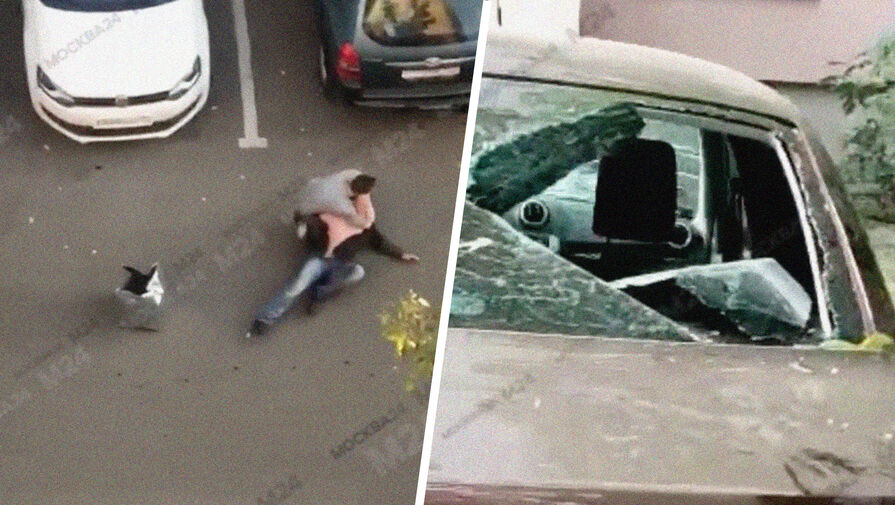 Очевидец рассказал о мужчине, разбившем десяток машин на парковке в Москве: бормотал про космос и просил добавить соли