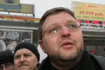 Лидер СПС Никита Белых во время несанкционированного «Марша несогласных» в Москве, 2008 год