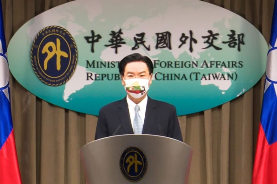 Министр иностранных дел Тайваня Джозеф Ву рассказал об открытии представительства в Литве, 10 августа 2021 года