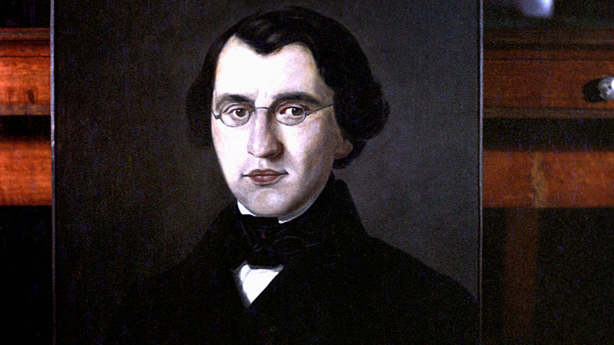 Портрет писателя Ивана Тургенева в возрасте 26 лет. Художник Э.Лами. 1844 год