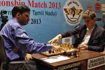 Вишванатан Ананд и Магнус Карлсен сыграли вничью в очередной встрече за звание чемпиона мира по шахматам
