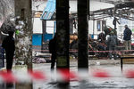 Ситуация на месте взрыва троллейбуса в Волгограде
