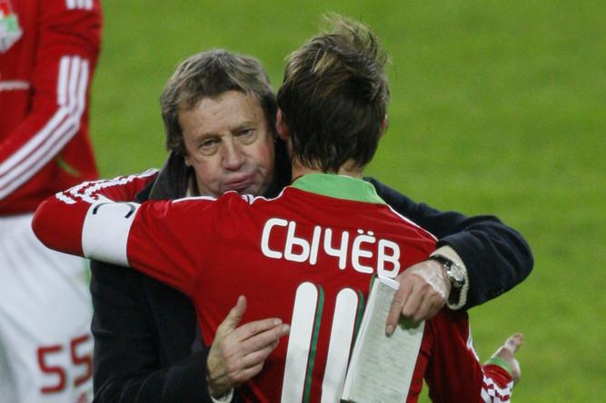 Дмитрий Сычев и Юрий Семин