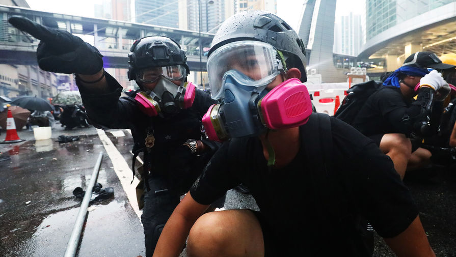 Беспорядки в центре Гонконга, 25 августа 2019 года