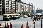 Троллейбусы на улице Горького (сейчас Тверская) в Москве, 1966 год