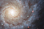 Спиральная галактика в созвездии Рыб