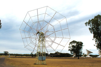 Старый радиогелиограф обсерватории ATCA (Australia Telescope Compact Array), Наррабрай, Австралия, 30 сентября 2017