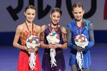 Алена Косторная, Александра Трусова и Анна Щербакова — победительницы финала Гран-при по фигурному катанию 2019 года