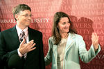 Билл и Мелинда Гейтс в Гарварде, 2007 год