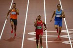 Американец Арис Мерритт завоевал золото на дистанции 110 м с барьерами