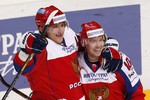 Александр Овечкин и Сергей Мозякин забили на двоих три шайбы