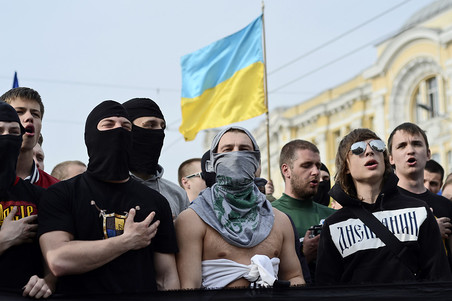 Футбольные болельщики Украины заявили о себе как о новой силе