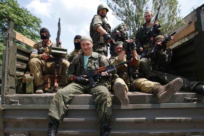 Бойцы батальона «Восток». Фотография: Максим Змеев/Reuters