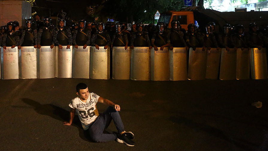 Акция протеста оппозиции в&nbsp;Ереване 29&nbsp;июля 2016&nbsp;года