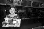 During the opening of the first McDonald's restaurant on Pushkin Square in Moscow on January 31, 1990