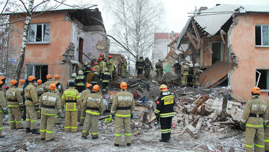 Поисково-спасательная операция на&nbsp;месте взрыва бытового газа в&nbsp;жилом доме на&nbsp;Минской улице