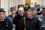 Экс-глава ЮКОСа Михаил Ходорковский в московском суде, 2011 год