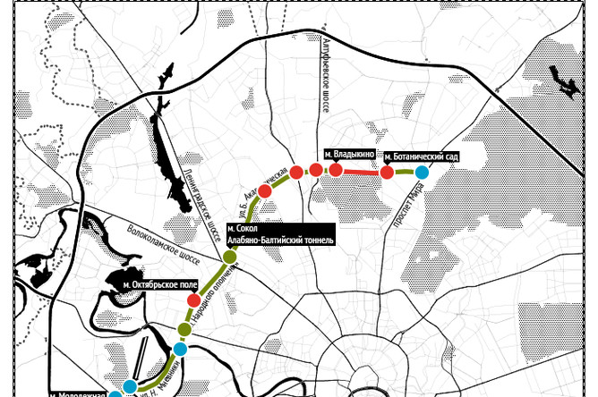 Северо западная хорда на карте москвы подробная схема