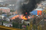 Пожар на улице Газопровод на юге Москвы, 2 ноября 2020 года