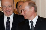 Руперт Мердок и Владимир Путин, 2005 год