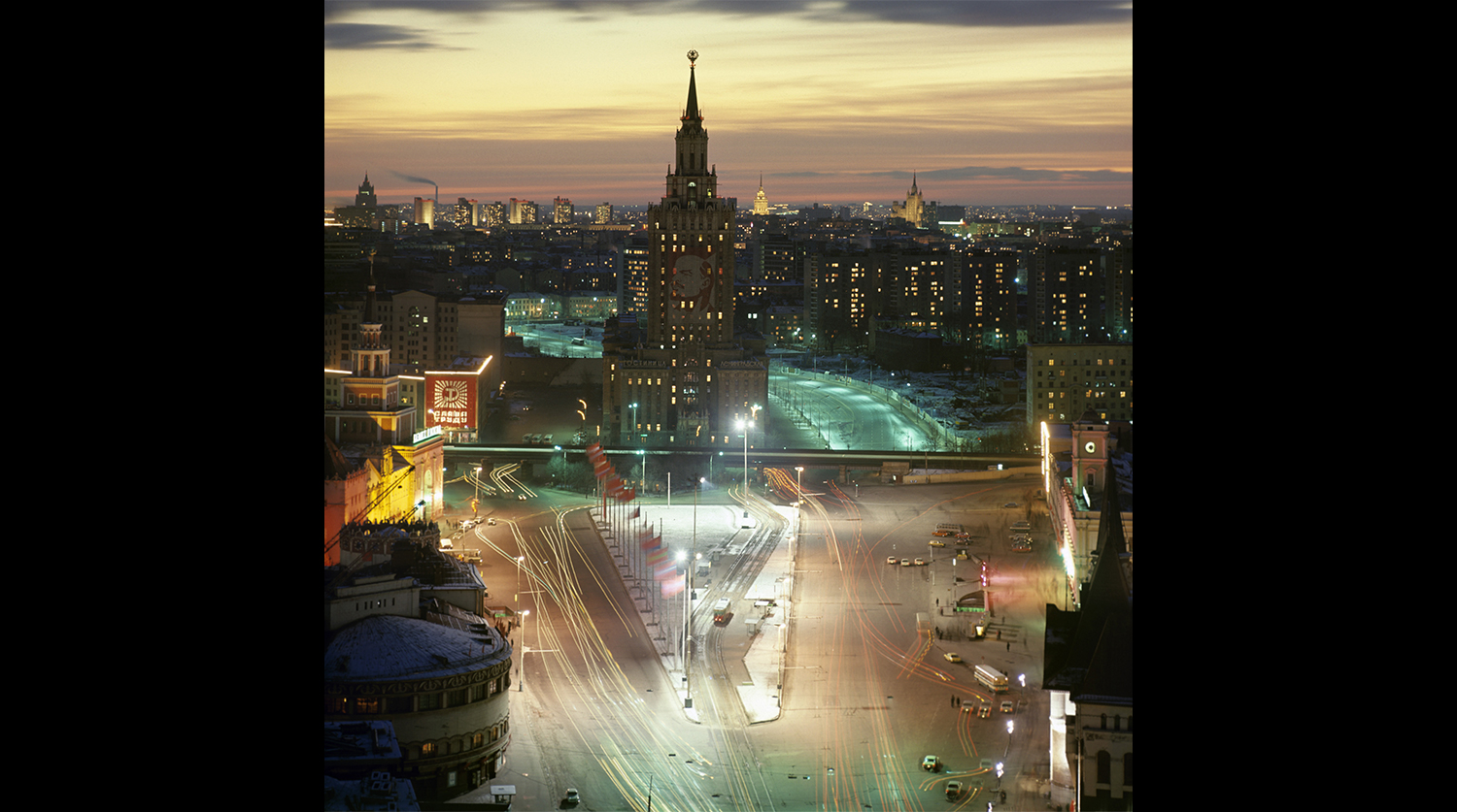 Гостиница «Ленинградская» на Комсомольской площади в Москве, 1978 год