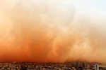 Песчаная буря в Кувейте, 23 мая 2022 года